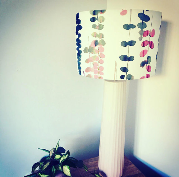 Customers Floral Design Lampshade