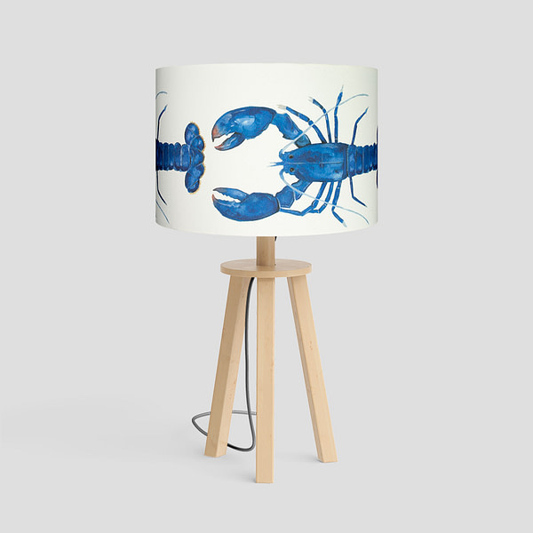 Darcie Dee Lobster Lampshade in Blue