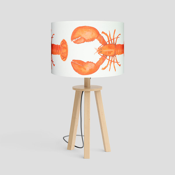 Darcie Dee Lobster Lampshade in Red