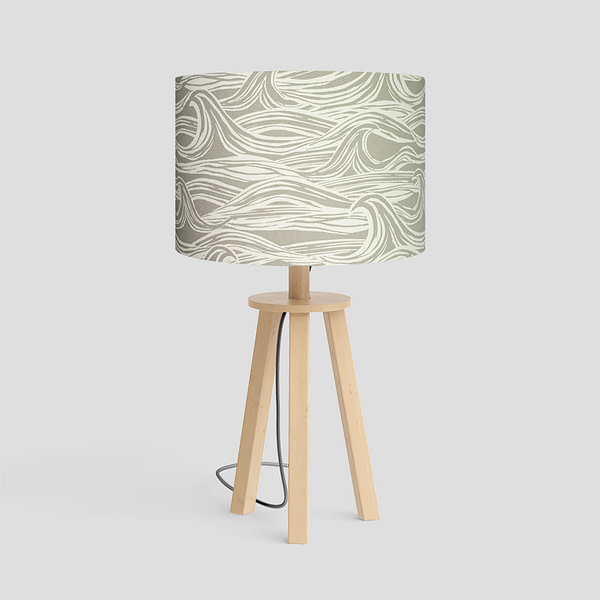 Surf Lampshade in Grey