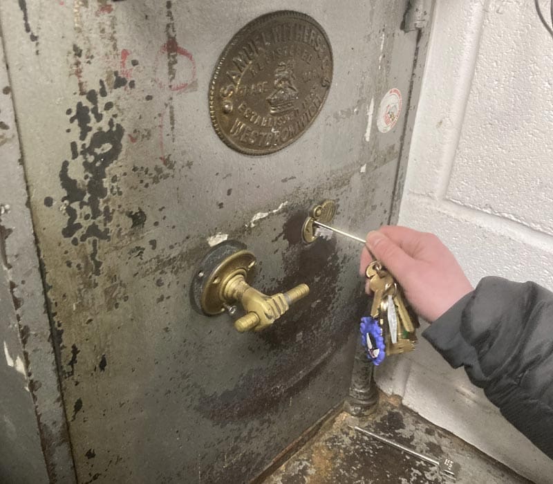 Antique lock repair