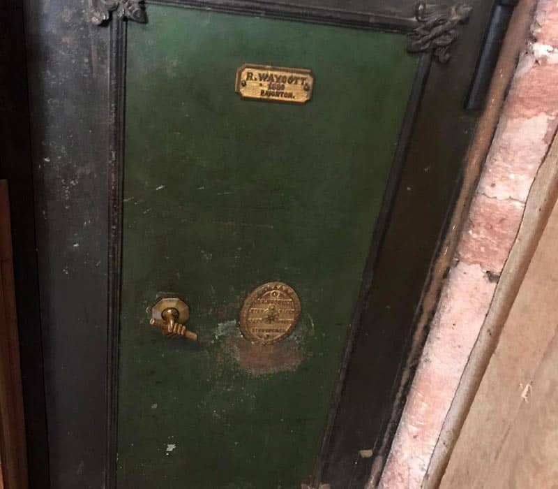 R Waycott Antique safe